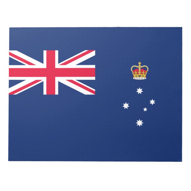 State Flag of Victoria (Australia) Notepad (Front)