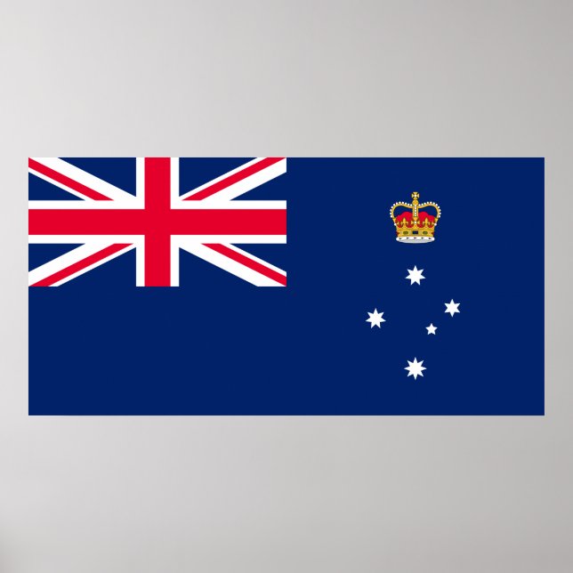 State Flag of Victoria (Australia) Poster (Front)