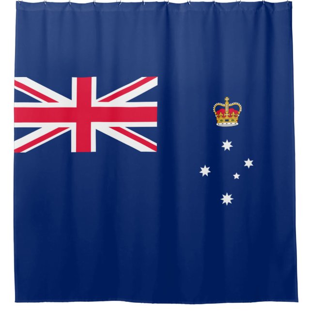 State Flag of Victoria (Australia) Shower Curtain (Front)