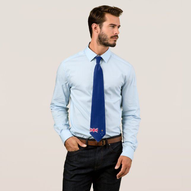 State Flag of Victoria (Australia) Tie (In Situ)