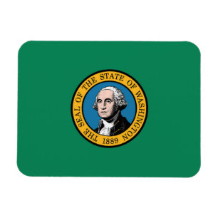 State Flag of Washington, USA Magnet