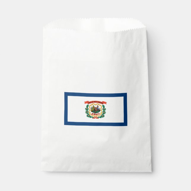 State Flag of West Virginia Favour Bags (Front)