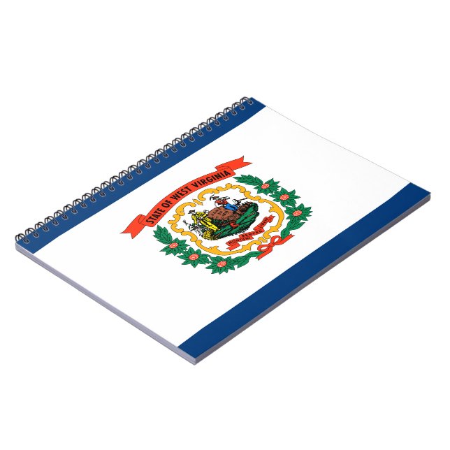 State Flag of West Virginia Notebook (Left Side)