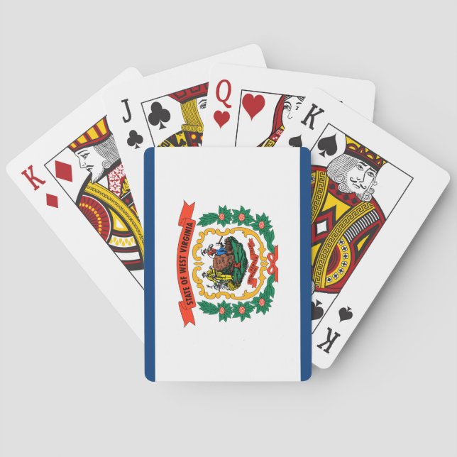 State Flag of West Virginia Playing Cards (Back)