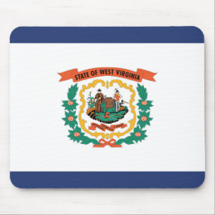 State Flag of West Virginia, USA Mouse Mat