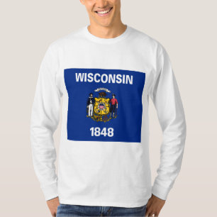 State Flag of Wisconsin T-Shirt