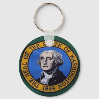 State Flag Washington Keychain