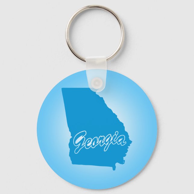 State Georgia Key Ring (Front)