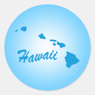 State Hawaii Classic Round Sticker
