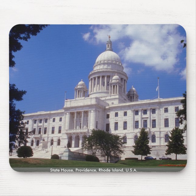 State House, Providence, Rhode Island, U.S.A. Mouse Mat (Front)