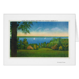 State Hwy Scenic View of Owasco Lake