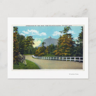 State Hwy View of the Approach towards Mount Postcard