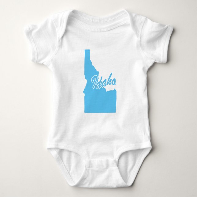 State Idaho Baby Bodysuit (Front)