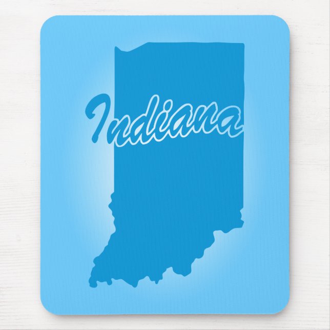 State Indiana Mouse Mat (Front)