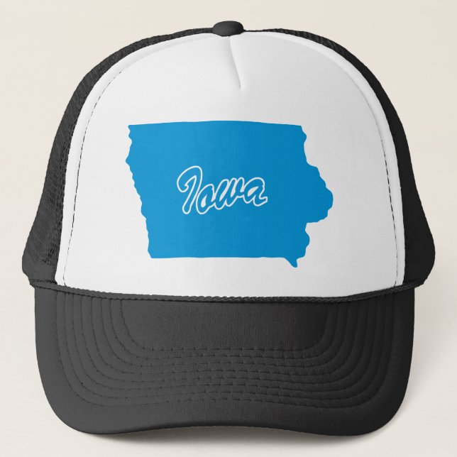 State Iowa Trucker Hat (Front)