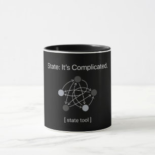State Its Complicated Programmer Humor Mug