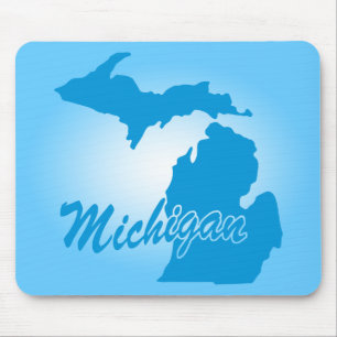 State Michigan Mouse Mat