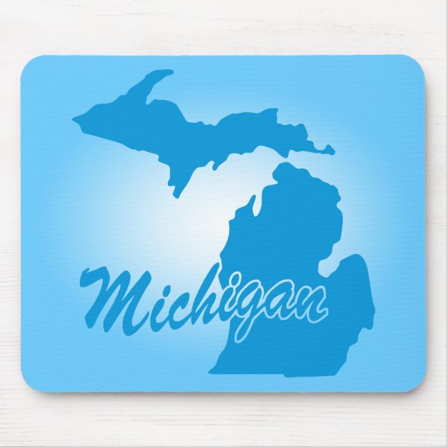 State Michigan Mouse Mat (Front)