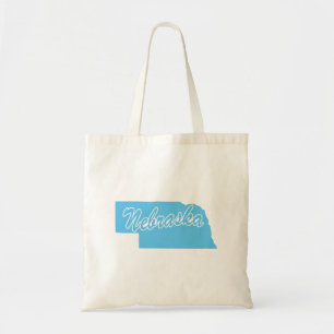 State Nebraska Tote Bag