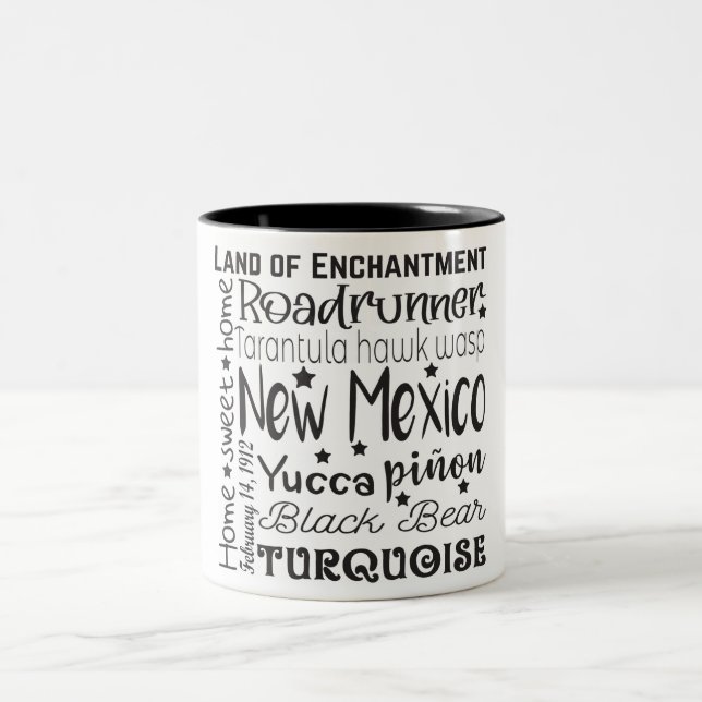 State/New Mexico Two-Tone Coffee Mug (Center)