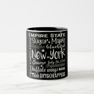 State/New York Two-Tone Coffee Mug