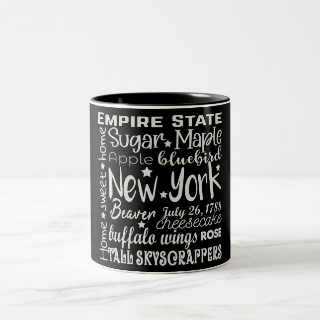 State/New York Two-Tone Coffee Mug (Center)