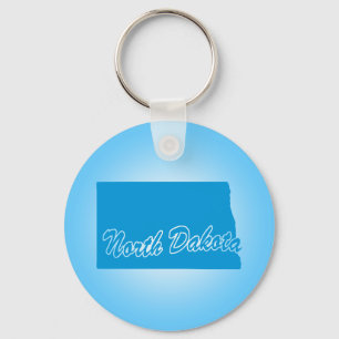 State North Dakota Key Ring