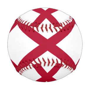 State of Alabama Flag Baseball