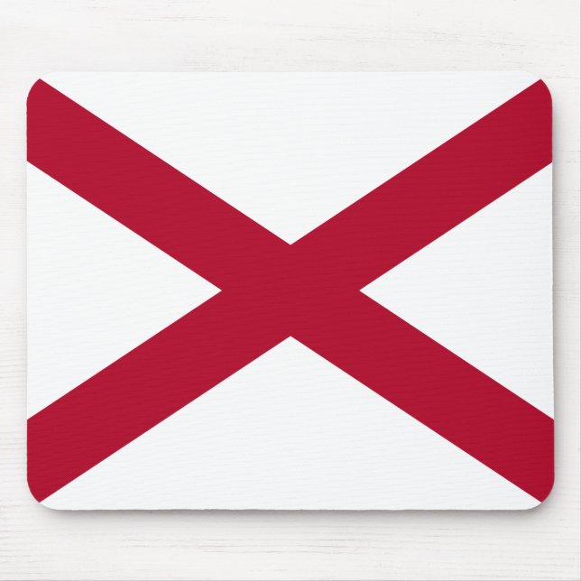 State of Alabama Flag Mouse Mat (Front)