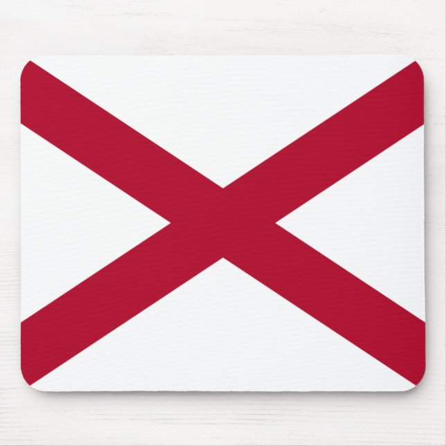 State of Alabama Flag Mouse Mat (Front)