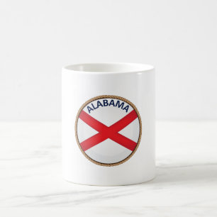 State of Alabama Flag Seal Coffee Mug