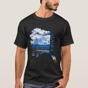 State of Alaska Outline T-Shirt