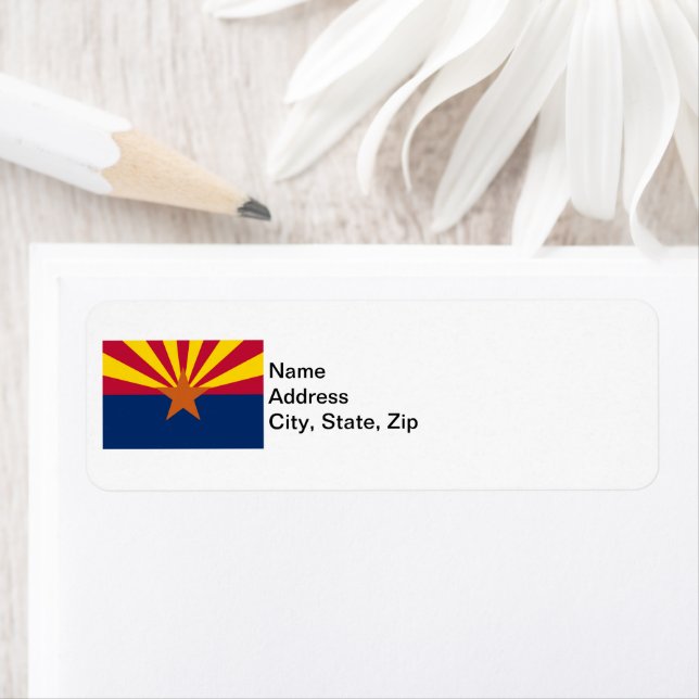  State of Arizona Flag Address (Insitu)