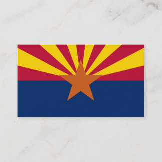 State of Arizona Flag Business Card