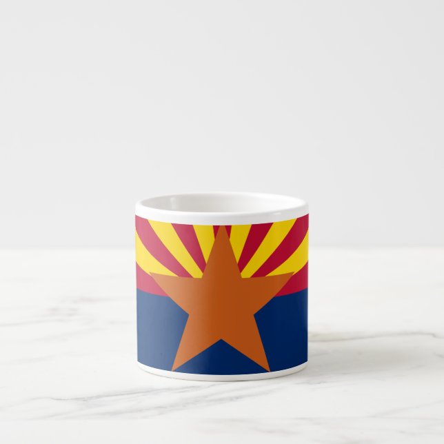  State of Arizona Flag Espresso Cup (Front)