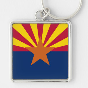 State of Arizona Flag Key Ring