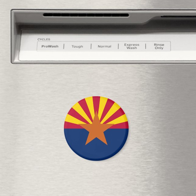  State of Arizona Flag Magnet (In Situ (Dishwasher))