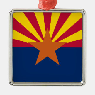 State of Arizona Flag Metal Tree Decoration