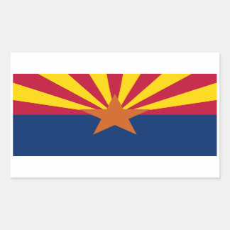 State of Arizona Flag Rectangular Sticker