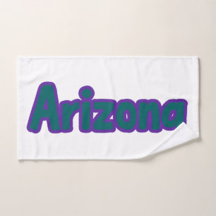 State Of Arizona Pride Custom Hand Towel