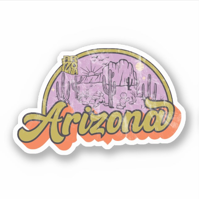 State of Arizona Sticker (Front)