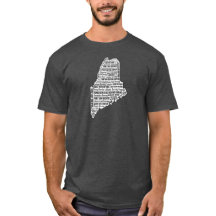 "State of Beer" - Maine Men's dark short sleeve