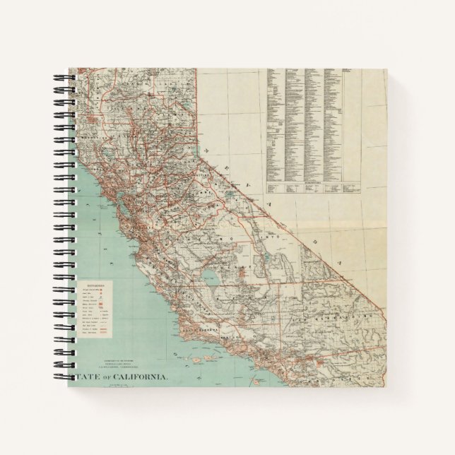 State of California 2 2 Notebook (Front)