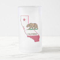 State of California Bear and Flag