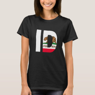 State of California Flag Idaho ID Boise Cities and T-Shirt