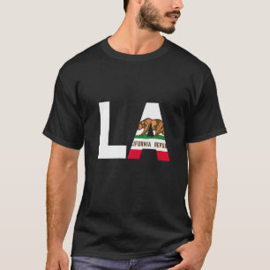 State of California Flag Louisiana LA Cities and S T-Shirt