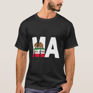 State of California Flag Massachusetts MA Cities a T-Shirt