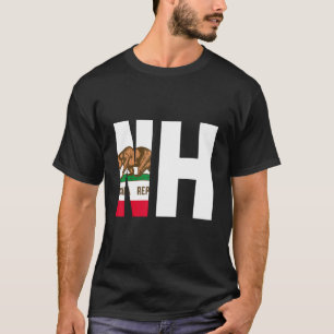 State of California Flag New Hampshire NH Cities a T-Shirt