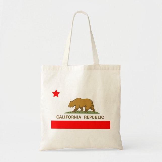 State of California Flag Tote Bag (Front)