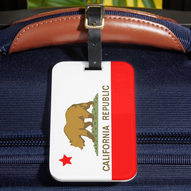 State of California Luggage Tag (Front Insitu 2)